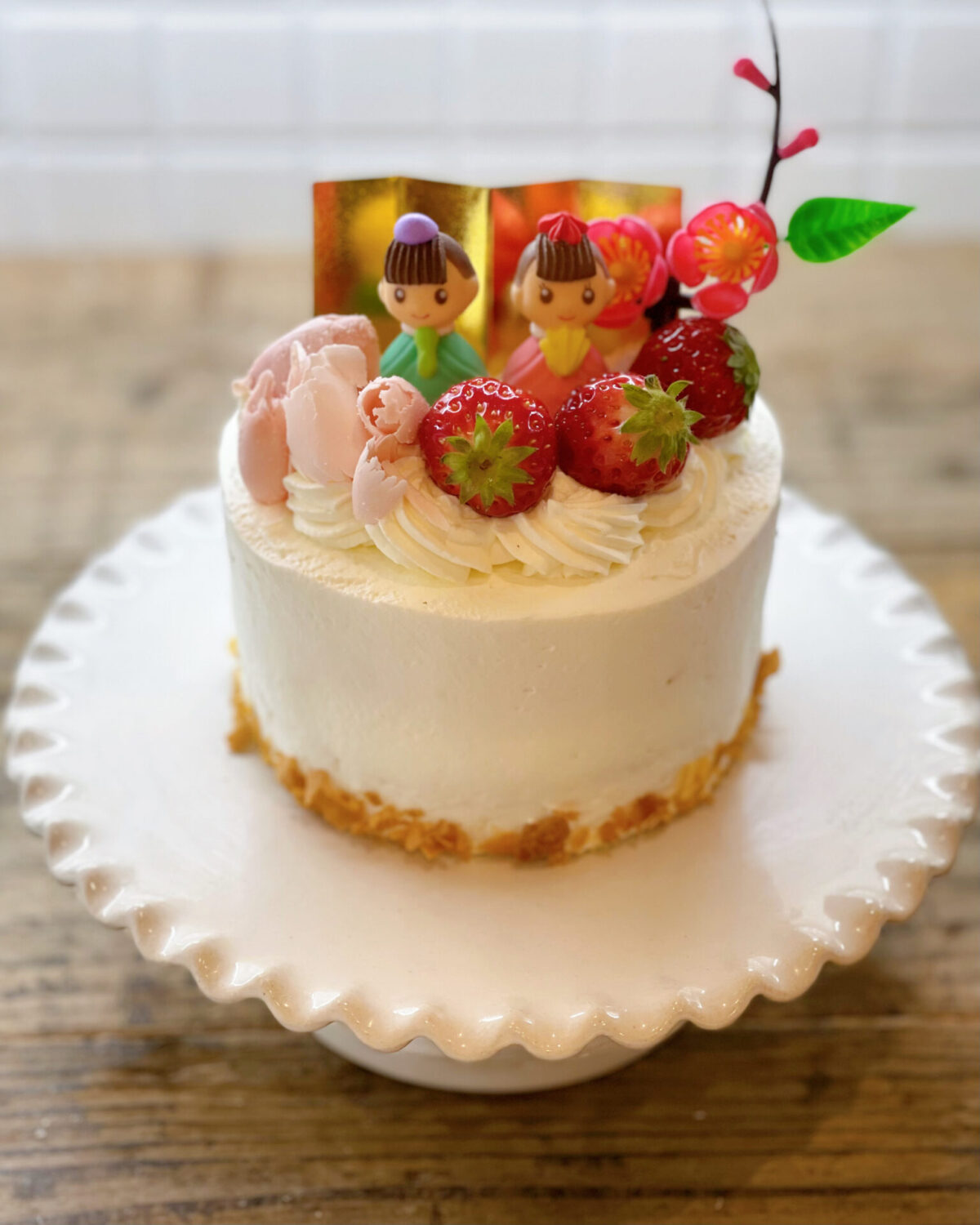 稲沢市ひな祭りケーキ